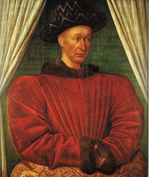 Jean Fouquet Portrait of Charles VII of France